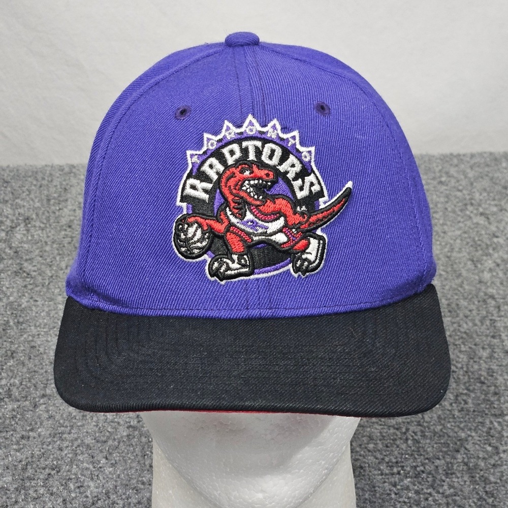 Toronto Raptors Hat Mitchell Ness Purple Snapback Retro Logo NBA Streetwear Hype